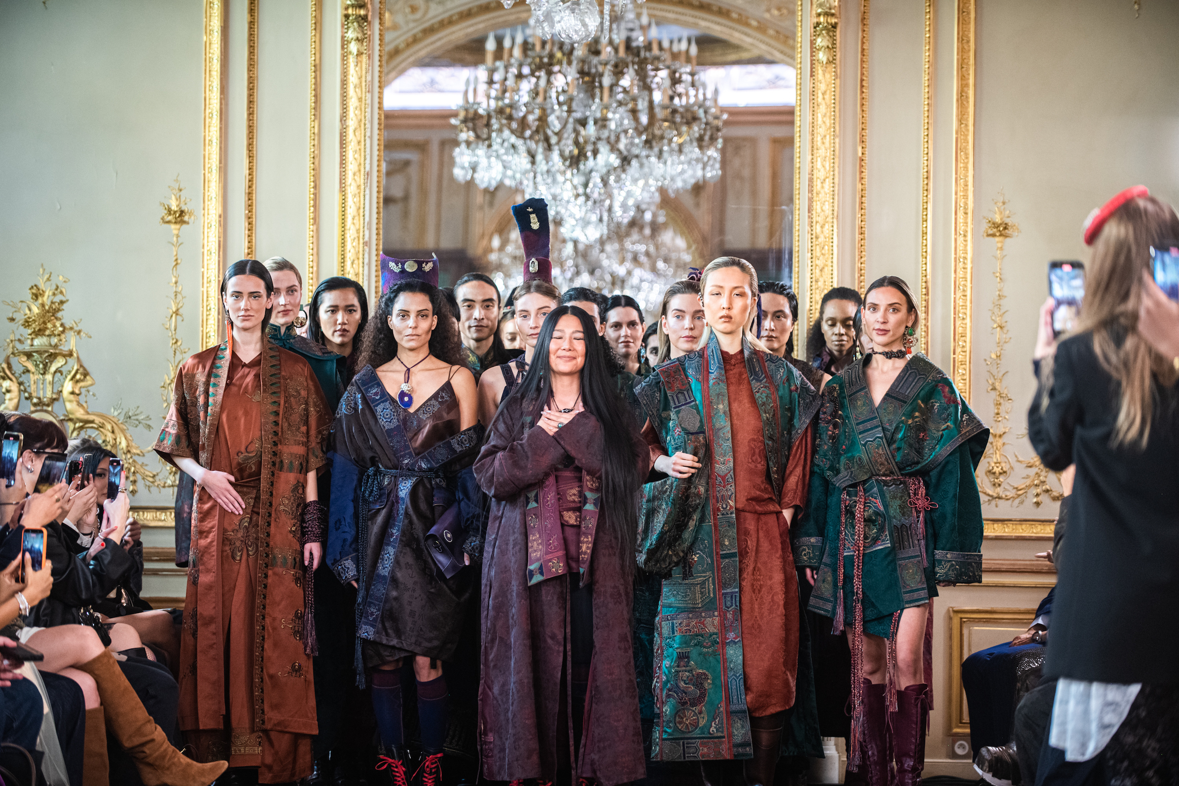 Runway by ZOUXIN during Paris Fashion Week for Spring Summer 2026