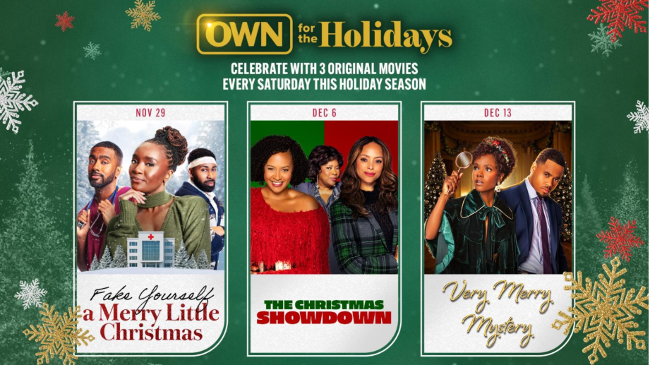 OWN FOR THE HOLIDAYS Returns For Its Seventh Year With Three Festive New Movies