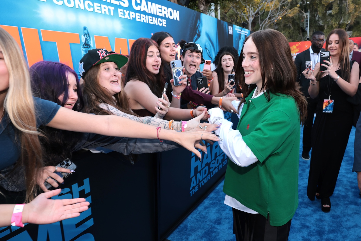 LOS ANGELES, CALIFORNIA - MAY 06: Billie Eilish attends the "Billie Eilish Hit Me Hard and Soft: The Tour Live in 3D" US Premiere at the Historic Village Theatre on May 06, 2026, in Los Angeles, California. (Photo by Eric Charbonneau/Getty Images for Paramount Pictures)